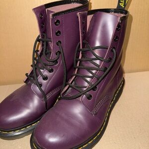 Dr. Martens Women’s Size 9 Purple 1460 Pascal Combat Boots Worn twice! $90